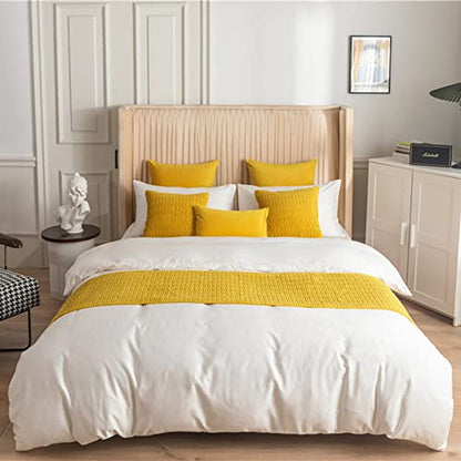  Hotel Bed Runner Scarf Bedroom Modern Bedspreads Decoration For Queen King Double Single Size Bed Throws For Foot Of BedTail Towel Bedding Protection, 180X45cm For 1.5m Bed