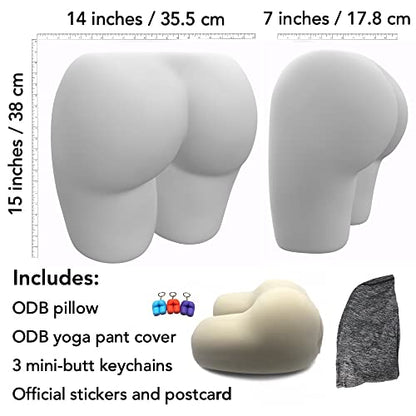  The Buttress Pillow, The World's Most Bootyful Pillow For All Kinds Of Sleepers, Squeezers, Slappers, Face-buriers And Helps Relieve Anxiety (Charcoal)