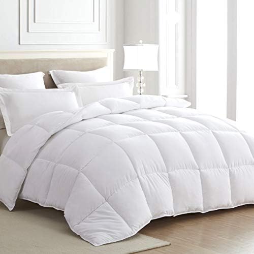  Seward Park Twin Duvet Insert Lightweight Soft Comforter Down Alternative Fluffy Breathable Cooling Summer Dorm Bedding Reversible Bed Quilted White