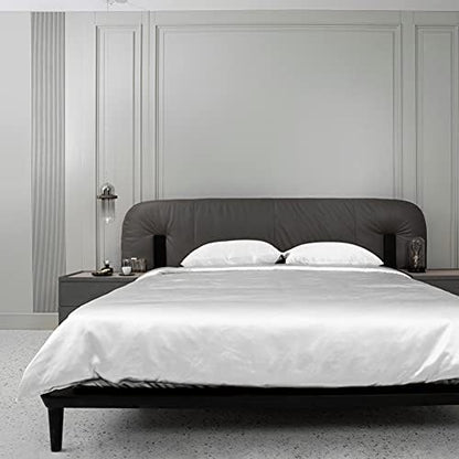  CloverSilk 22 Momme Silk Duvet Cover, 100% Mulberry Silk Comforter Quilt Cover With Zipper Closure, Ultra Soft, Durable, 1pc Duvet Cover Only - King Size, Champagne