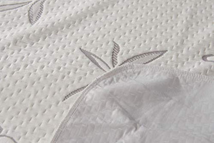 Premium Bamboo 100% Waterproof Protector-Vinyl Free-Fitted Mattress Cover Breathable Cool Flow Technology, 16" Deep Pocket, California King, Grey