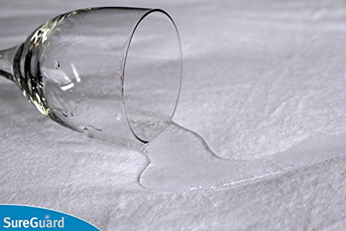  Queen Size Mattress Protector - 100% Waterproof, Hypoallergenic - Premium Fitted Cotton Terry Cover