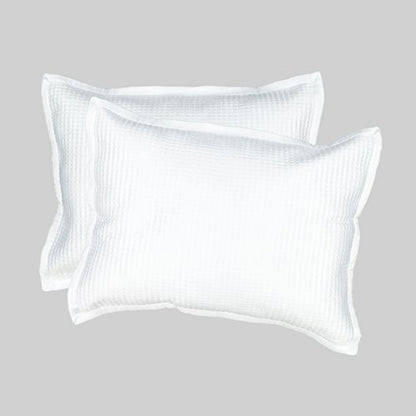  Pebble Modern 3-Piece Coverlet Set, King, White