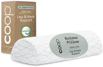  Coop Home Goods Knee Pillow For Side Sleeper, Adjustable Soft Orthopedic Pillow, Leg Pillow For Sleeping, Pregnancy Pillow Support, Sciatica, Back, Hip And Joint Pain Relief, With Washable Cover