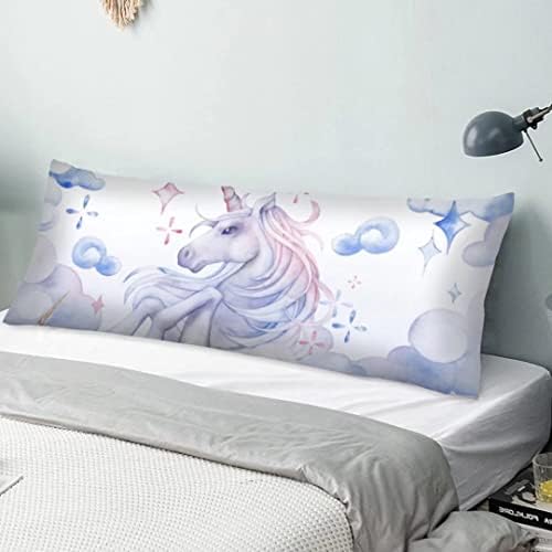  100 Dollar Bills Body Pillow Cover Funny USA Cash Current Money Us Dollars Long Pillow Case Protector With Zipper Rectangle Soft Large Pillow Cases Covers For Bedding,Couch,Sofa,Home Gifts 20"x54"