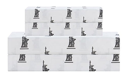  Chic Home Liberty 9 Piece Reversible Comforter New York Inspired Printed Design Bed In A Bag-Sheet Set Decorative Pillows Shams Included Size, Queen, Purple