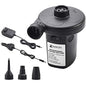  Electric Air Pump For Inflatables Rechargeable Portable Air Mattress Pump Inflator/Deflator Air Pump For Pool Floats, Raft, Bed, Boat, Pool Toy With 12-24V DC &120V AC Adaptor, 3 Nozzles