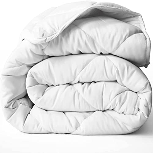  Black/Gray Down Alternative Comforter King/Cal King - Cooling Breathable Premium Oversized Soft Reversible Microfiber Duvet Insert