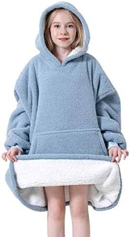  Oversized Blanket Hoodie For Adults - Extra Long Wearable Sweatshirt With Giant Sleeve, Hood And Pocket