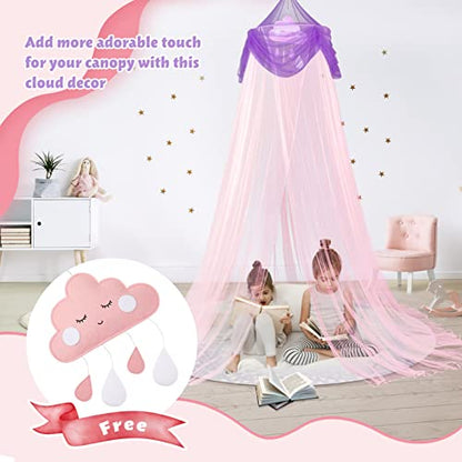  Kids Bed Canopy: Mosquito Net Canopy Curtains Canopy Bed Curtains Kids Bed Canopy Tent Princess Canopy Reading Nook Canopies Baby Girls Room Decor Crib Single, Twin, Full, Queen Bed Canopy