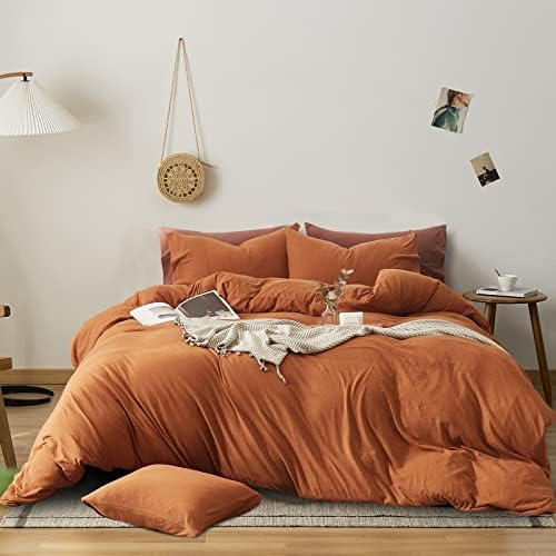  Cotton Full Queen Duvet Cover Simple Style Geometric Comforter Quilt & Pillow Protector Cover Sets 3 Pieces Khaki Black Beige Checkered Plaid Bedding Sets, 1 Queen Duvet Cover & 2 Pillow Shams