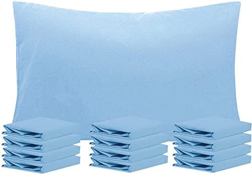  NTBAY 12 Pack 100% Brushed Microfiber Queen Pillowcases, Super Soft And Cozy, Wrinkle, Fade, Stain Resistant With Envelope Closure Pillow Cases, 20x30 Inches, Dark Grey