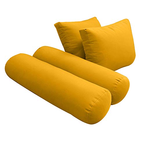  PROLINEMAX |Cover ONLY| Outdoor Style 1 Twin Knife Edge Daybed Mattress Bolster Pillow Fitted Sheet AD108