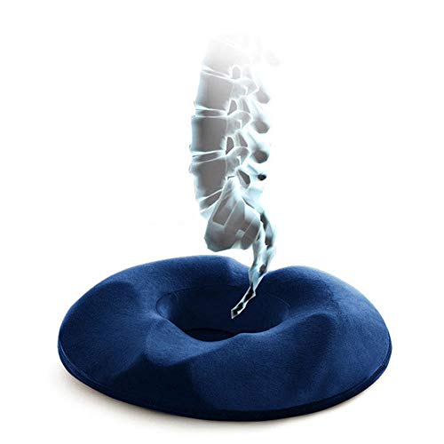  Donut Tailbone Pillow Hemorrhoid Cushion Donut Seat Cushion Pain Relief Hemorrhoid TreatmentPillow For Back Coccyx Pain Bedsores Pregnancy Hemorrhoids Medical Surgery For Office Chair Car (Man) (Man)