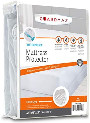  Short Queen Mattress Cover - 100% Waterproof Camper Mattress Cover, Fitted And Noiseless RV Queen Mattress Protector (RV Short Queen 60x75)
