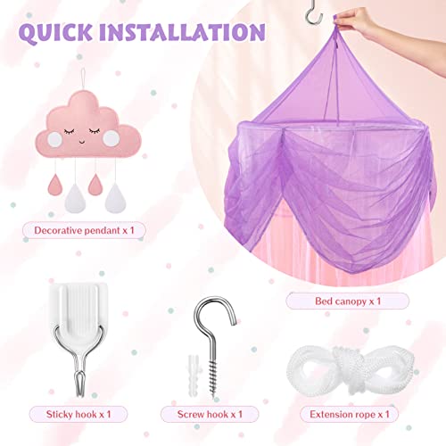 Kids Bed Canopy: Mosquito Net Canopy Curtains Canopy Bed Curtains Kids Bed Canopy Tent Princess Canopy Reading Nook Canopies Baby Girls Room Decor Crib Single, Twin, Full, Queen Bed Canopy
