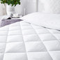  Uraclaire Mattress Pad With 8-21'' Deep Pocket,Cooling Mattress Topper Cover,Ultra Soft Quilted Fitted Breathable Fluffy Microfiber Mattress Protector(Queen)