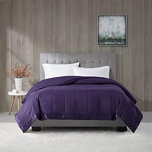  Madison Park Windom Down Alternative Blanket, Premium 3M Scotchgard Moisture Wicking Treatment, Lightweight And Soft Bed Cover For Summer, Diamond Cream Full/Queen