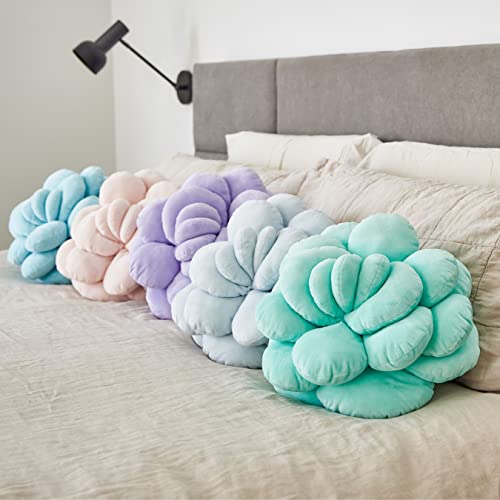  Mello Moonstone 3D Succulent Plant Pillow Aurora Green Bed Flower Decorative Cute Soft Sofa And Chair Plush Throw Cushion Great For Plant Lovers Green Thumb Friends And Family Accent Decor Gift