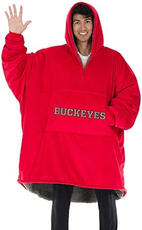  Riginal Quarter-Zip | University Of Florida Logo & Insignia | Oversized Microfiber & Sherpa Wearable Blanket With Zipper, Seen On Shark Tank, One Size Fits All