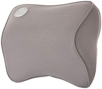  Ecloud Shop Lumbar Support Cushion For Car And Headrest Neck Pillow Kit - Ergonomically Design Universal Fit Major Car Seat - Black