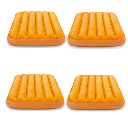 Intex Cozy Kidz Bright & Fun-Colored Inflatable Air Bed W/ Carry Bag (4 Pack)