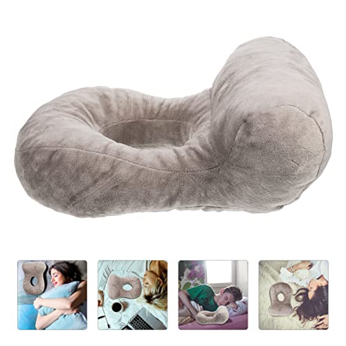  Ciieeo Ear Pillow With Ear Hole For Sleeping With Sore Ear Pain Donut Pillow Adjustable Memory Foam Pillow With Holes For CNH Pain Ear Piercing Protection Support Earplugs For Sleep