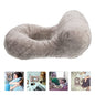 Ciieeo Ear Pillow With Ear Hole For Sleeping With Sore Ear Pain Donut Pillow Adjustable Memory Foam Pillow With Holes For CNH Pain Ear Piercing Protection Support Earplugs For Sleep