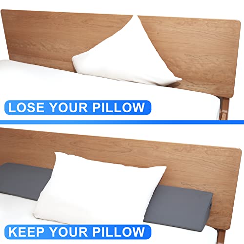  King Size(76"x10"x6") Bed Wedge Pillow, Bed Gap Filler, Mattress Wedge, Headboard Pillow Fill The Gap (0-7") Between Your Headboard And Mattress