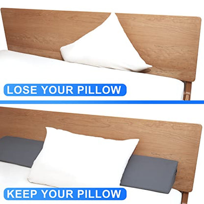  King Size(76"x10"x6") Bed Wedge Pillow, Bed Gap Filler, Mattress Wedge, Headboard Pillow Fill The Gap (0-7") Between Your Headboard And Mattress