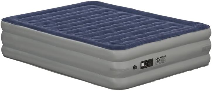  Kellos 18 Inch Air Mattress With ETL Certified Internal Electric Pump And Carrying Case - Twin
