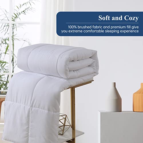  Queen Down Alternative Comforter Duvet Insert All Seasons Ultra Plush Microfiber Fill Goose Down Alternative Comforter Machine Washable