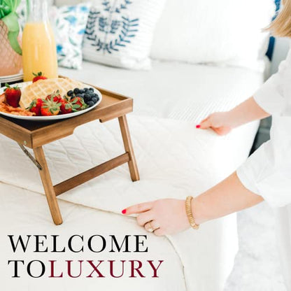  Lassic Luxury Quilt | American Grown 100% Cotton Batting | Lightweight All Season USA Made Vintage Style Bedspread | Durable Oversized And Machine Washable | King/Cal King | Natural