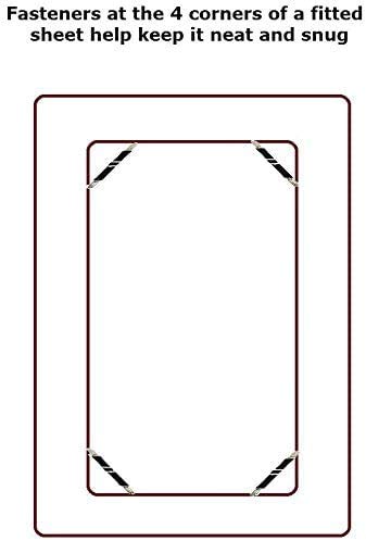 Clara Clark Premier 1800 Series 4pc Bed Sheet Set - Deep Pocket Bundle With UBER Comfort Set Of 4 Corner Adjustable Bed Sheet Straps Suspenders Grippers Fasteners (Silver Light Gray, King)