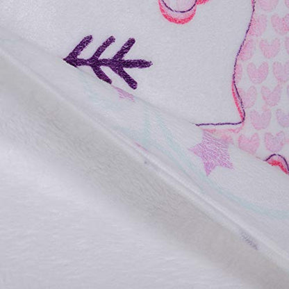  Premium Flannel Blanket - Inspirational Gift For Friends, Family - Birthday, Get Well - Comforting Super Soft Flannel Blanket (50x60 Inch) - Art By Jennifer Pugh (Life Lessons From A Unicorn)