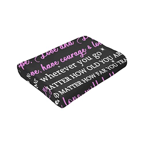 O My Granddaughter Blanket From Grandmom Throw Blankets Throws For Christmas Birthday Gifts 50X60 Inch