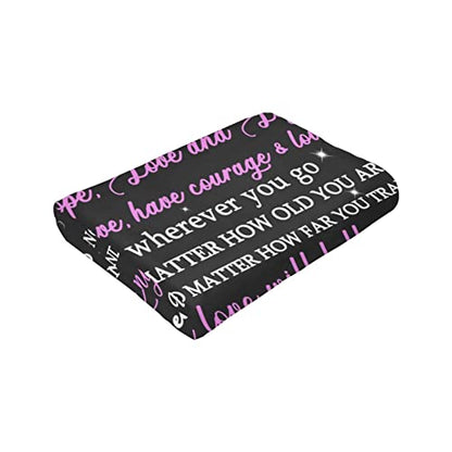  O My Granddaughter Blanket From Grandmom Throw Blankets Throws For Christmas Birthday Gifts 50X60 Inch