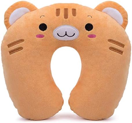  GLCS GLAUCUS Kids Travel Pillow For Airplane Car Seat Cute Animal Neck Pillow Comortable U Shaped Head Chin Support Pillow Travel Essentials For Toddlers Adults Road Trip Strawberry