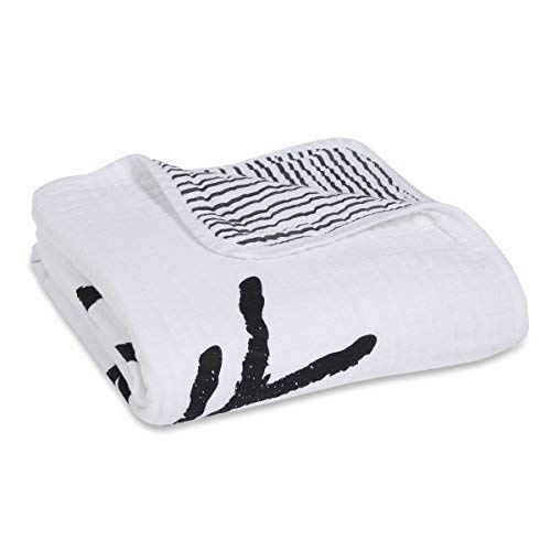  Aden + Anais 100% Organic Cotton Muslin Baby Blanket Crib Bedding For Newborn Baby And Toddler, Nursery Blanket For Boys And Girls, Baby Registry And Shower Gift - Outdoors, Sleepy Forest