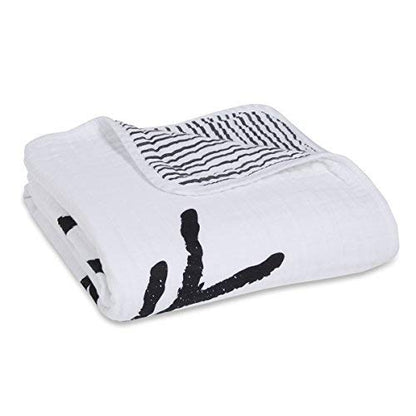  Aden + Anais 100% Organic Cotton Muslin Baby Blanket Crib Bedding For Newborn Baby And Toddler, Nursery Blanket For Boys And Girls, Baby Registry And Shower Gift - Outdoors, Sleepy Forest