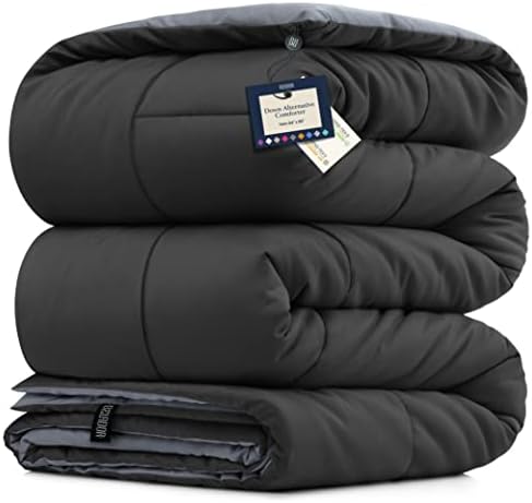  BELADOR Queen Comforter All-Season Duvet Insert Queen Size Bed Comforter - Down Alternative Comforters, Mid-Plush Lightweight Comforter, Box Quilted Siliconized Fiberfill Oeko-Tex Hotel Comforter