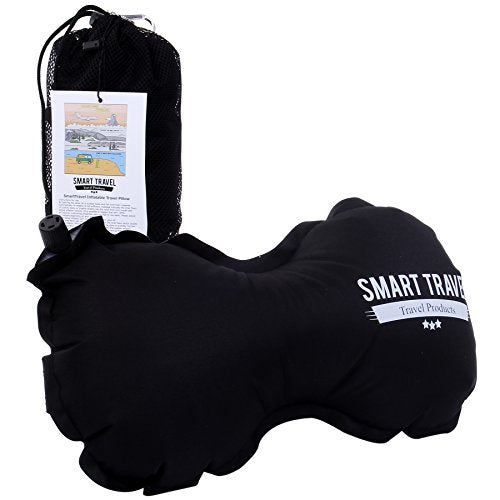  SmartTravel Inflatable Lumbar Travel Pillow For Airplane Back Support For Chair And Travel Seat Lumbar Support Pillow