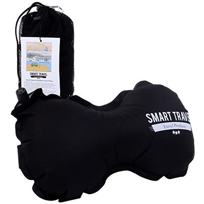  SmartTravel Inflatable Lumbar Travel Pillow For Airplane Back Support For Chair And Travel Seat Lumbar Support Pillow