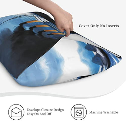  1 Pack Titanic Pillow Covers Super Soft Rectangle Decorative Throw Pillowcase With Envelope Closure Wrinkle Fade And Stain Resistant 20x30
