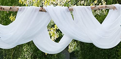  Set Of 2 White & White Canopy Bed Curtains In 55 X 104 Inch Size. 2 Twin Bed Canopy Curtains Can Be Turned Into Kids Bed Tent Or Bed Canopy For Girls. BE White & White 104"
