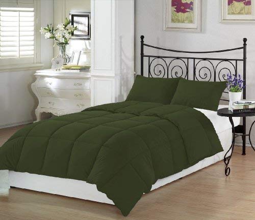  Cypress Army Green Twin Extra Long Comforter Set By Ivy Union