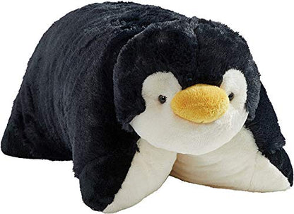  Pillow Pets Originals Stuffed Animal Plush Toy 18", Playful Penguin & Original, Wild Fox, 18" Stuffed Animal Plush Toy