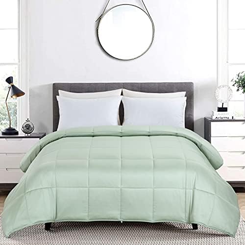  Lightweight Cooling Viscose From Bamboo King Size Comforter Down Alternative Duvet Insert, 100% Viscose Made From Bamboo, 8 Corner Tabs, All Season Soft Comforter For Hot Sleepers