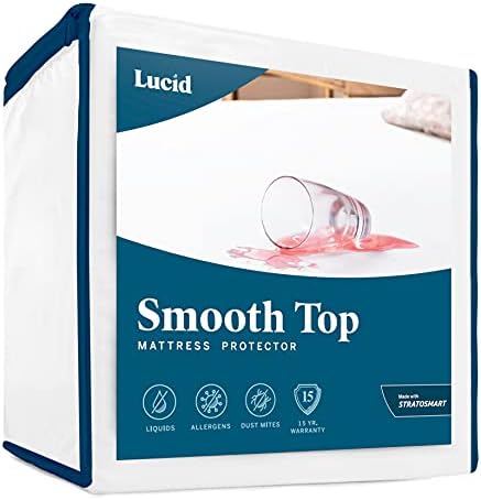  Premium Hypoallergenic 100% Waterproof Mattress Protector - Universal Fit, Cotton Terry Top, Full, White