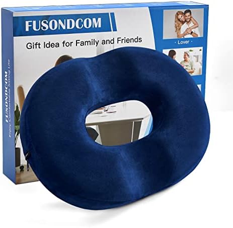  Donut Pillow Seat Cushion For Tailbone Pain Hemorrhoid Butt Donut Car Seat Cushion For Office Chair,Orthopedic Memory Foam Sitting Pillow Butt Cushion For Coccyx Sciatica Pregnancy Pressure Relief